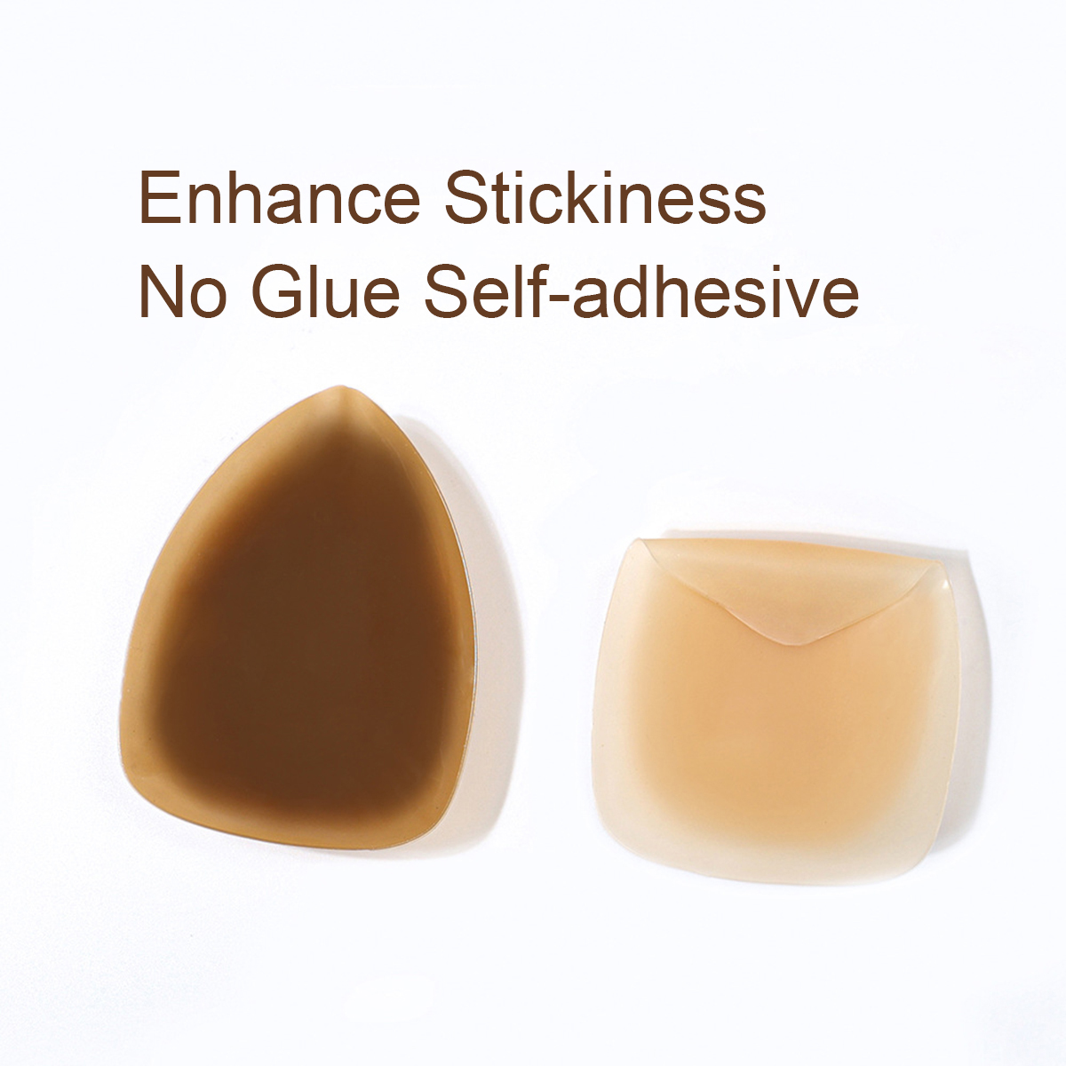 Silicone Bra Adhesive - Reutilizável sem cola triângulo levantar capa
